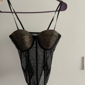 Bodysuit Seam front sheer